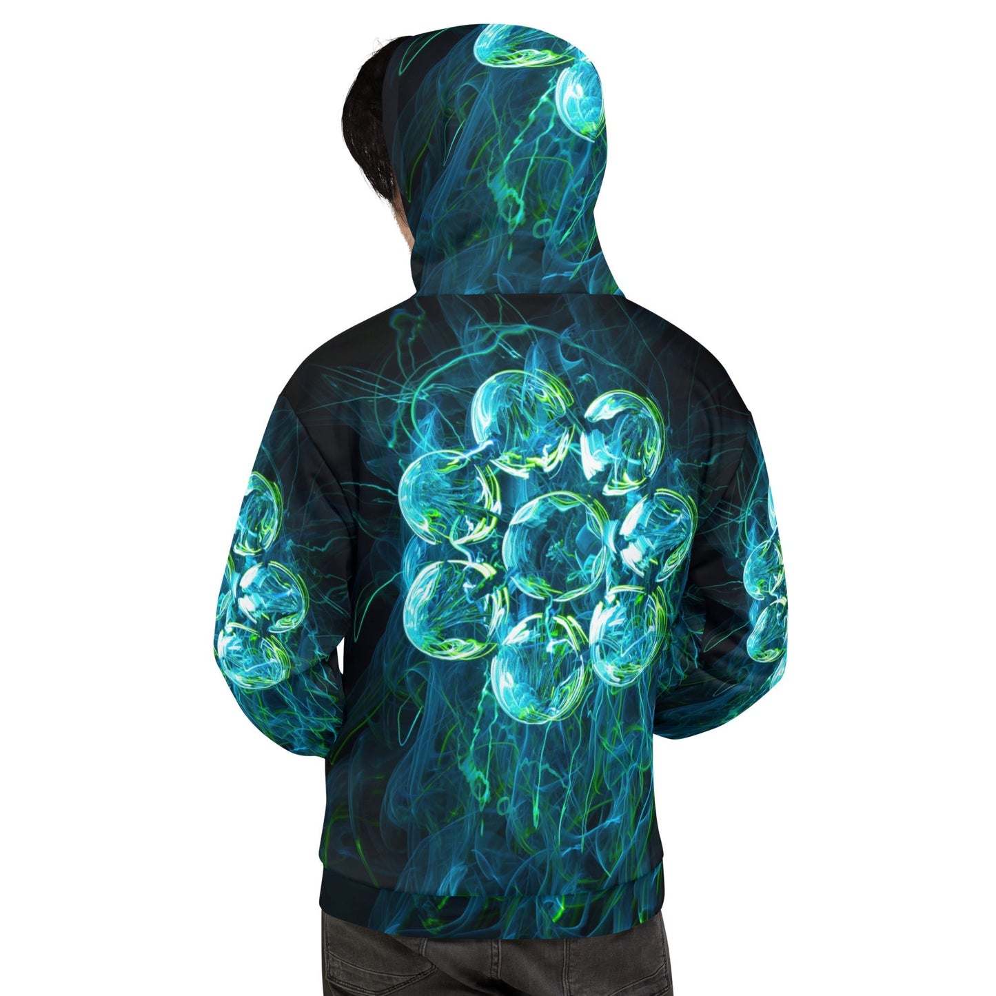 all-over print festival hoodie
