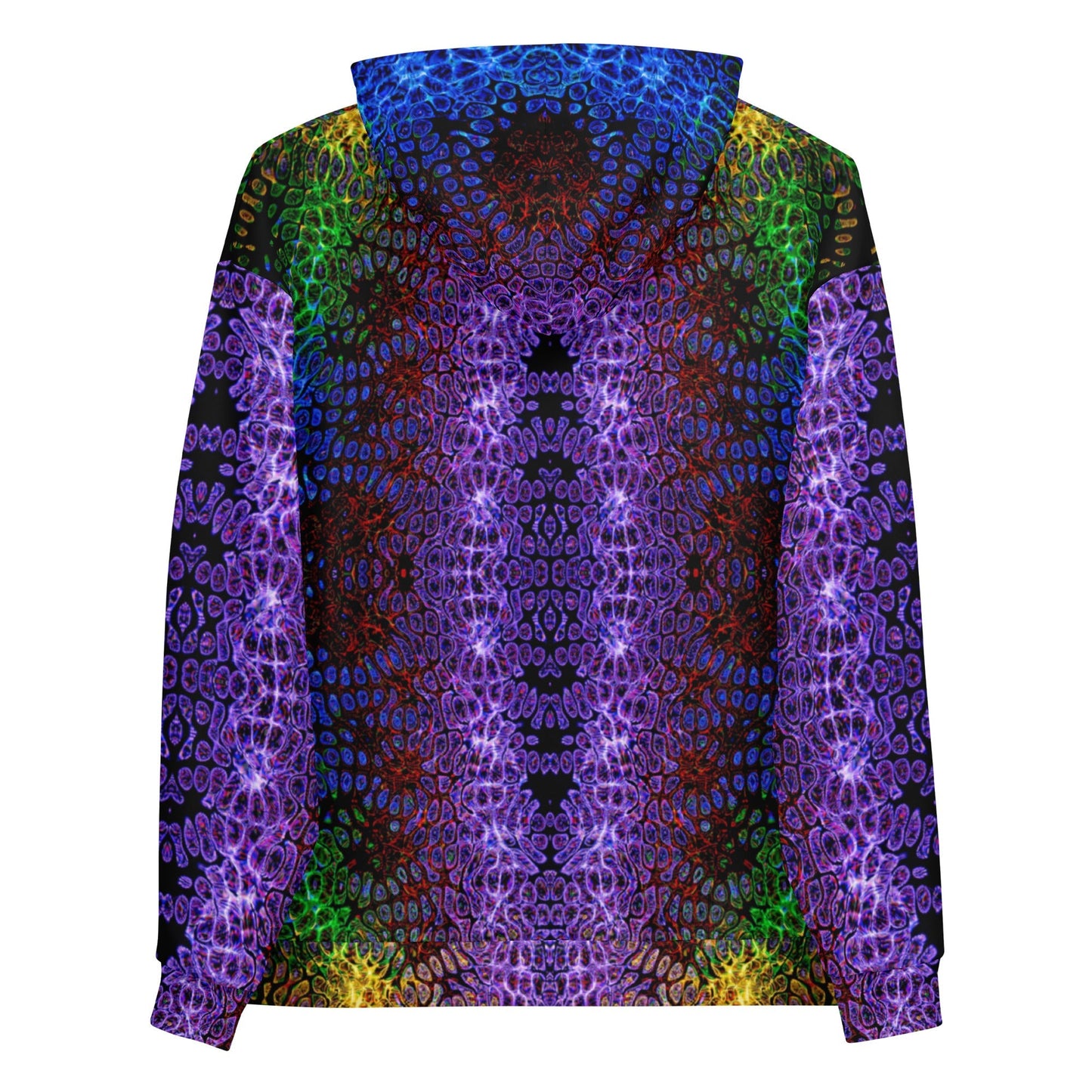 all-over print festival hoodie