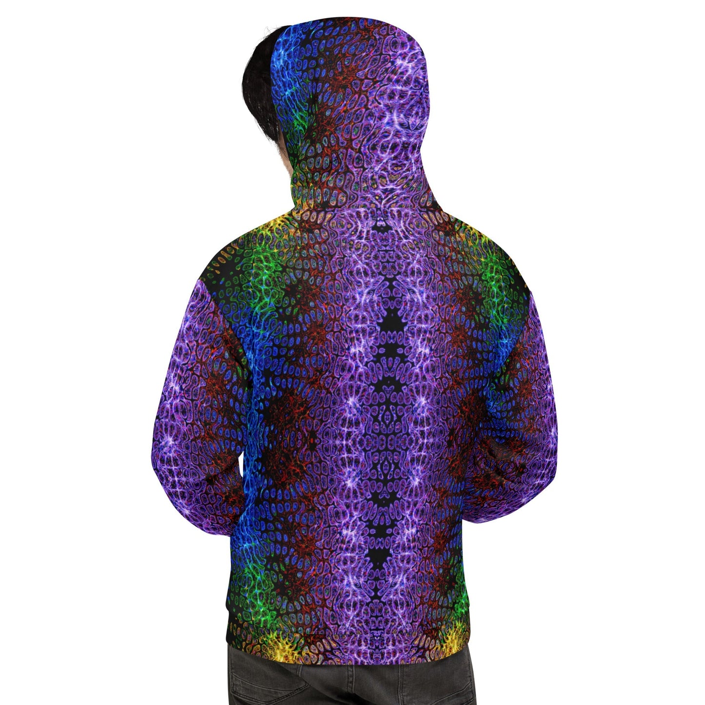 all-over print festival hoodie