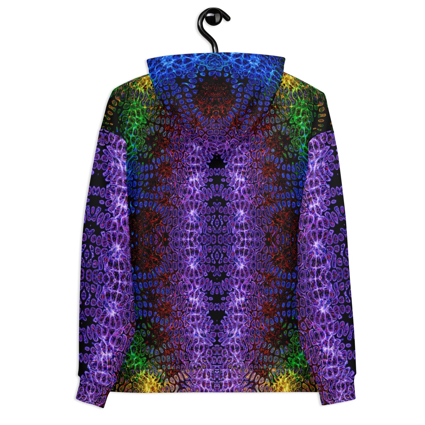 all-over print festival hoodie