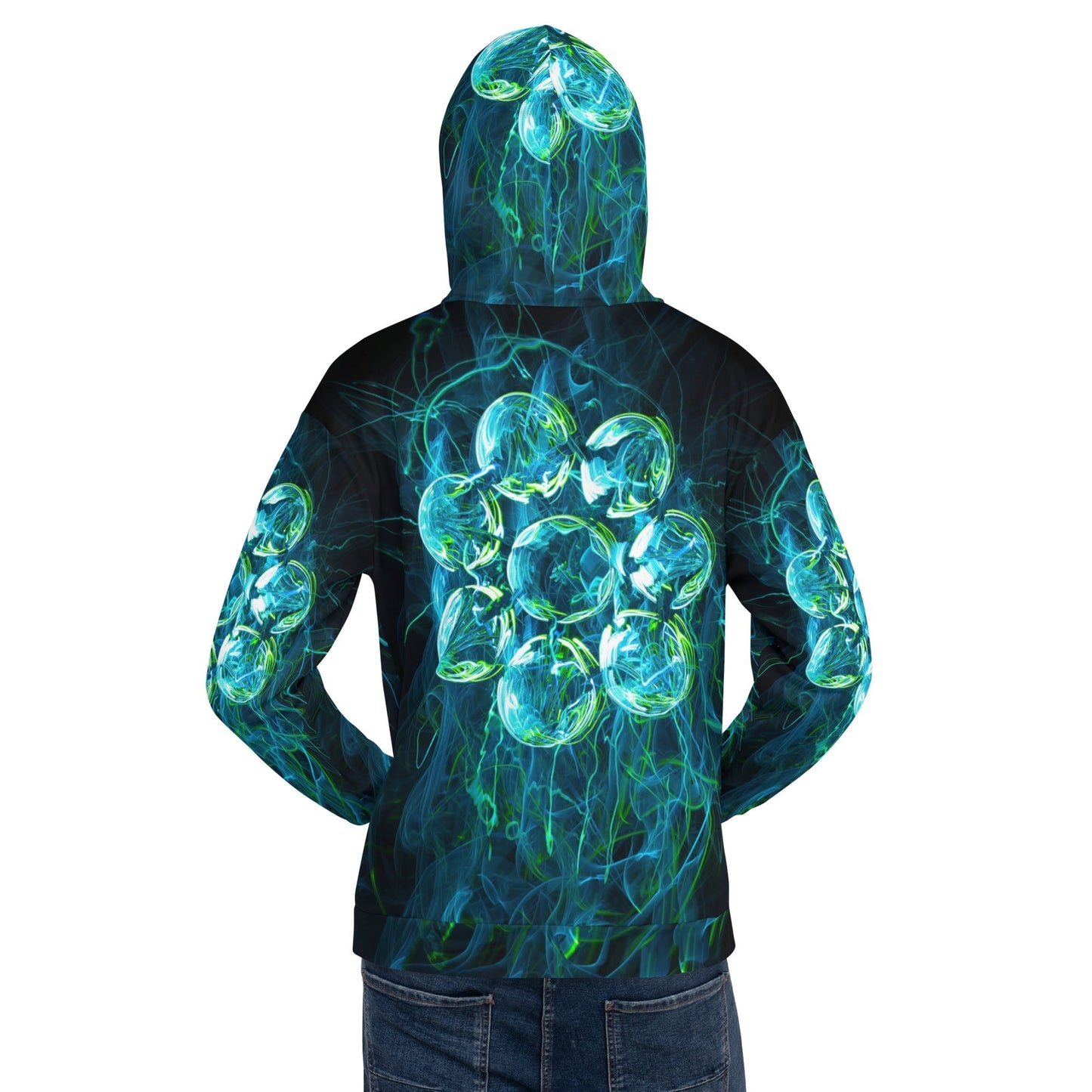 all-over print festival hoodie