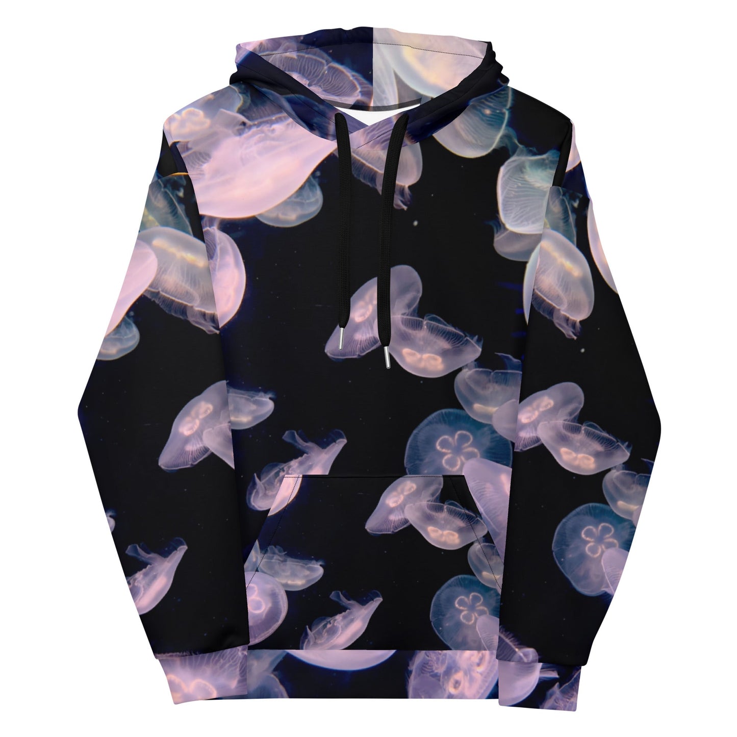 all-over print jellyfish hoodie