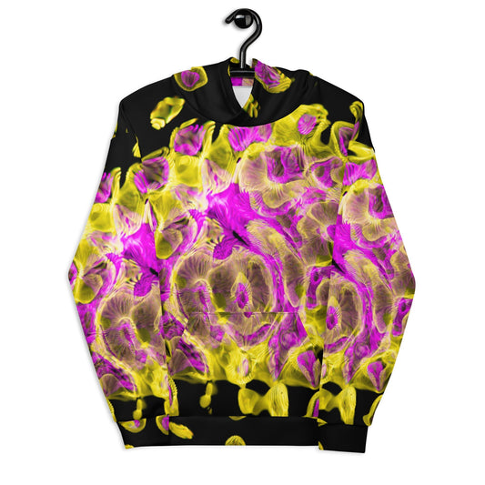 all-over print rave hoodie