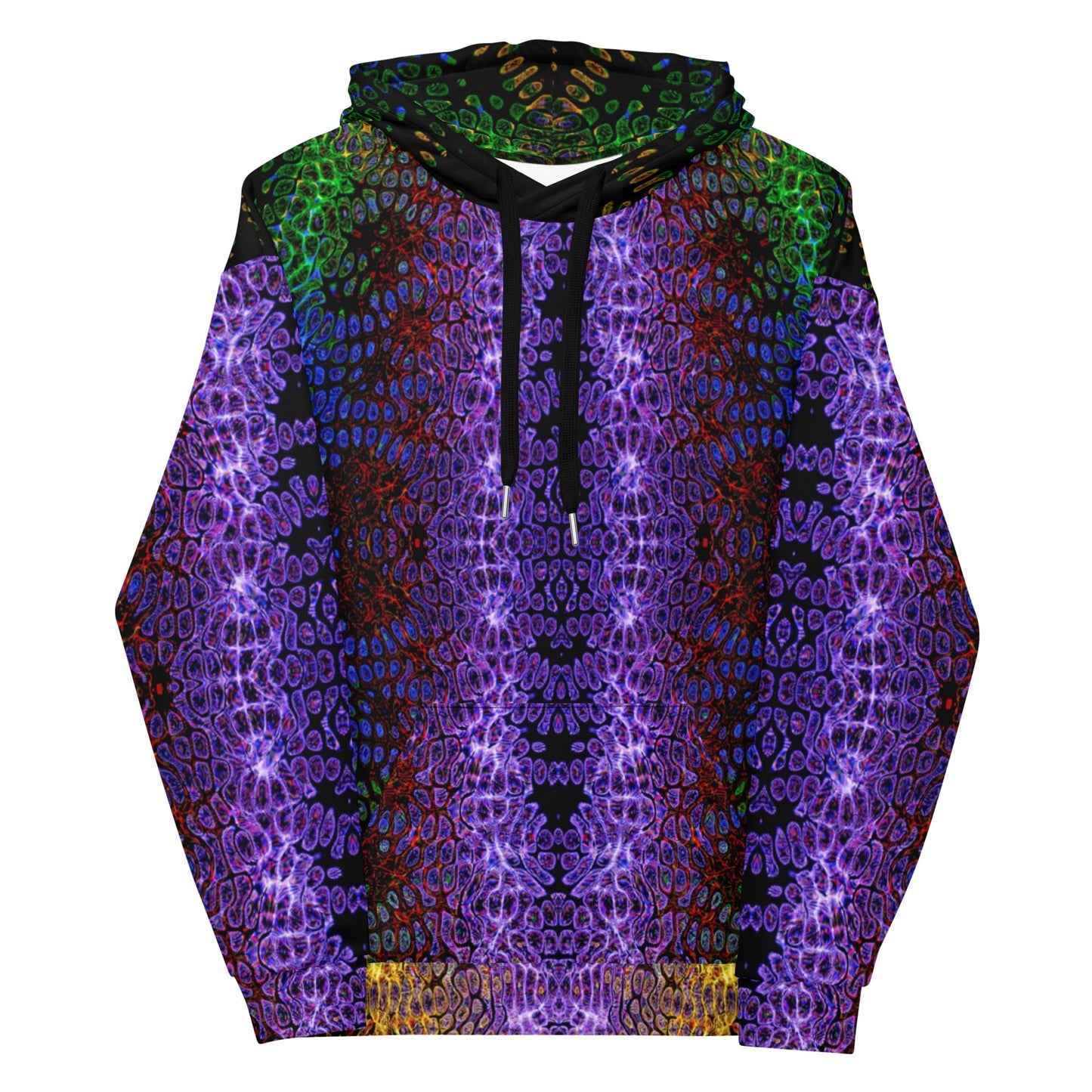 all-over print festival hoodie
