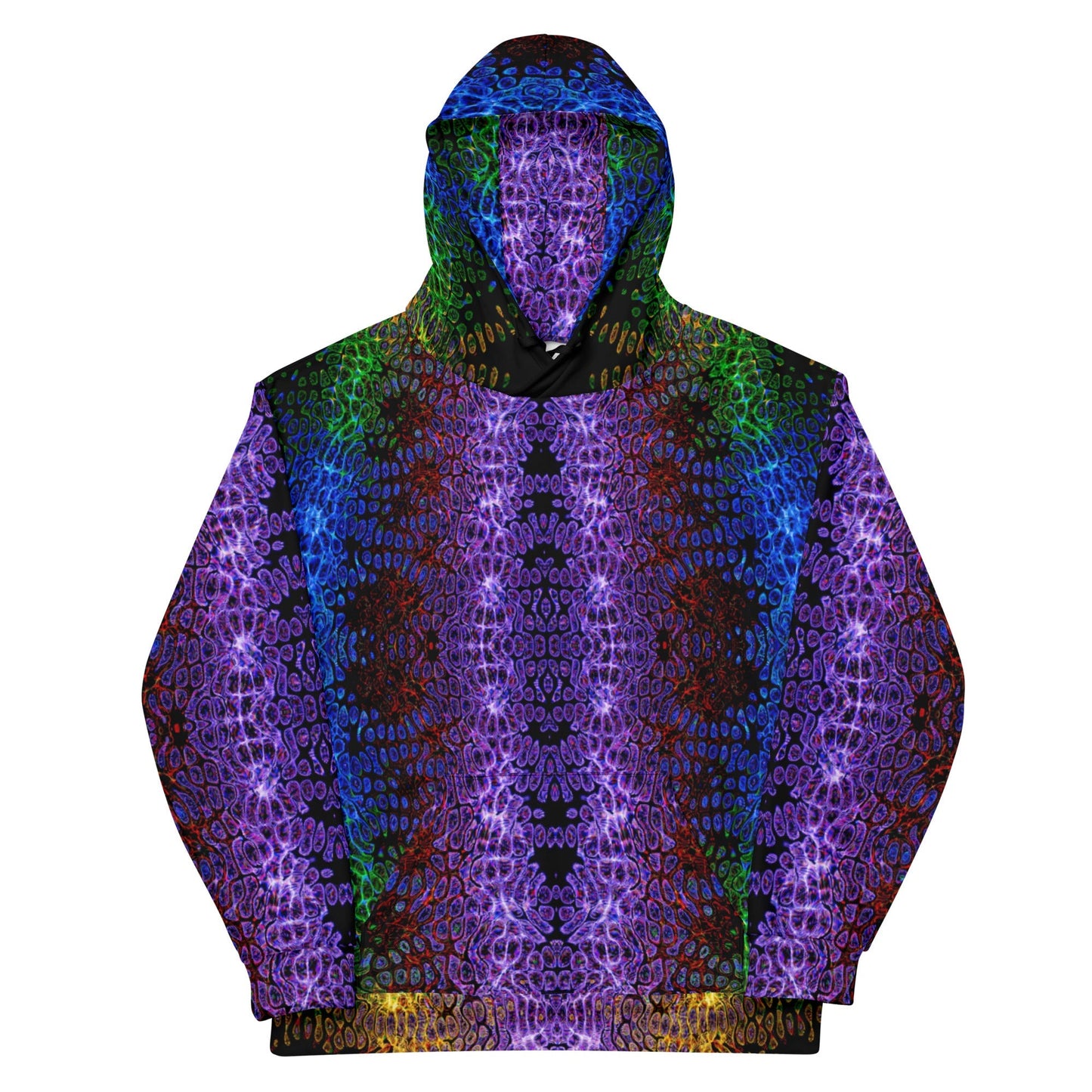 all-over print festival hoodie