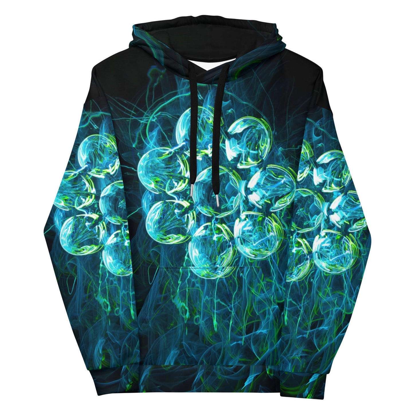 all-over print festival hoodie
