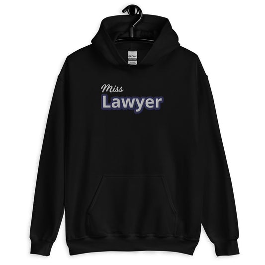 miss lawyer hoodie