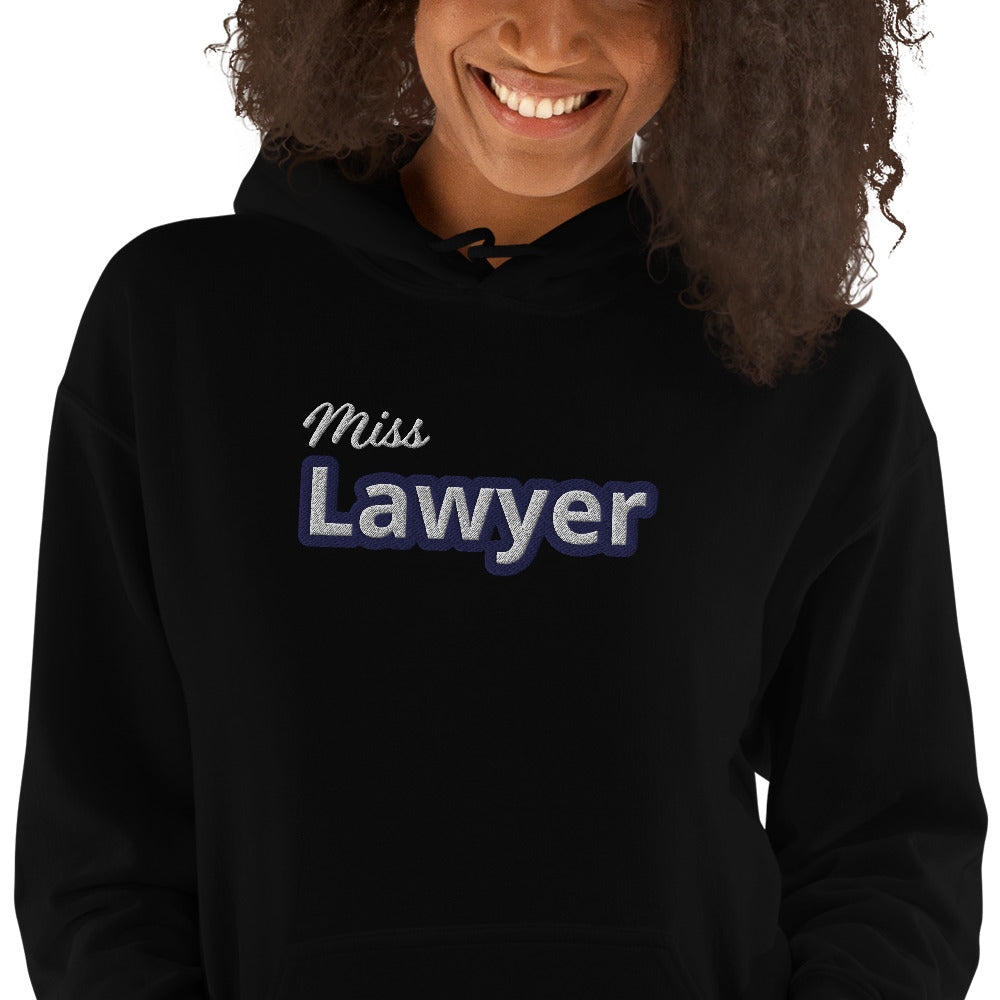 miss lawyer hoodie