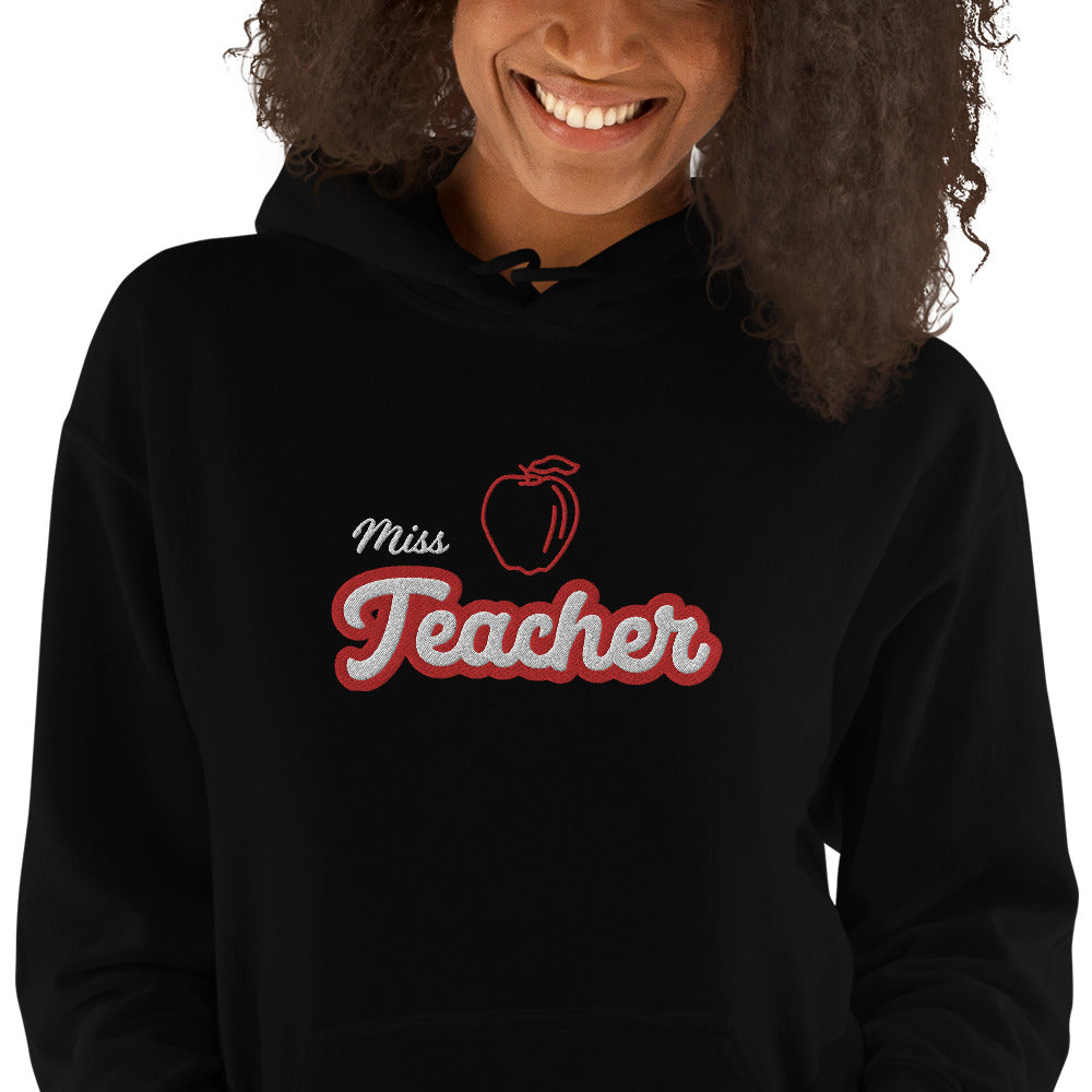 miss teacher hoodie